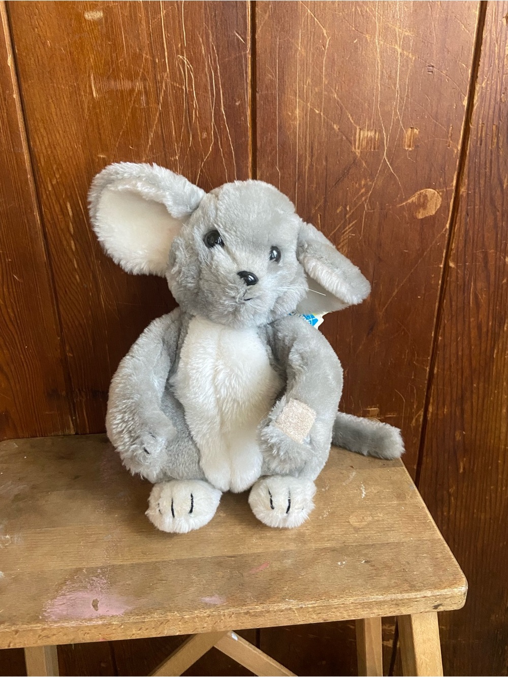 Dakine Plush Small Pet Mouse - Gray and White